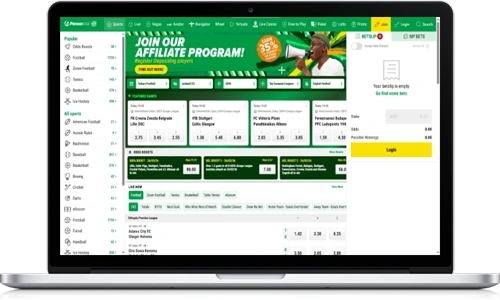Premier Bet Ethiopia platform on mobile